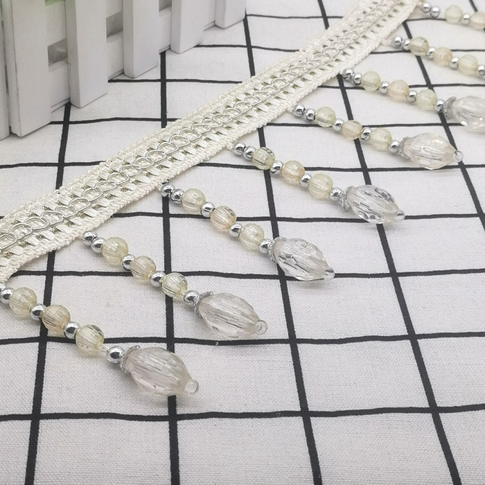 Curtain Lace Bead Decoration Crystal Decoration Lace Curtain Head Decoration Bottom Decoration Curtain Accessories Window Drapes