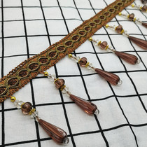 Curtain Lace beads Long crystal pendant Lace Accessories Accessories accessories Accessories Curtain decoration curtains Under decorative beads