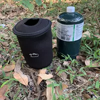 Большой твердопановой газовой рукав черный