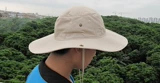 Axeman Esman Wide Border Defense UV Covere Cover/Outdoor Round Hat/Jungle Hat/Flip Denim Hat