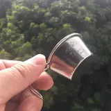 Чайная чашка, посуда из нержавеющей стали, чай, бокал, защита от ожогов, нержавеющая сталь AISI 304, 30 мл