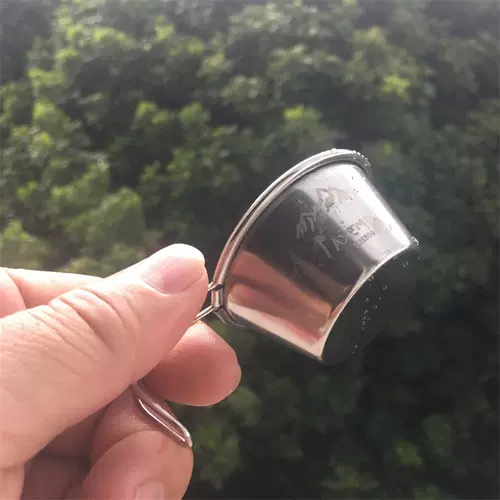 Чайная чашка, посуда из нержавеющей стали, чай, бокал, защита от ожогов, нержавеющая сталь AISI 304, 30 мл