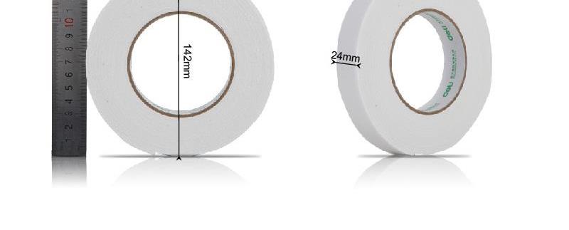 Cao su xốp 304 304 rộng 24mm * 5y xốp cao su hai mặt xốp dày hai mặt băng dính hai mặt băng dính