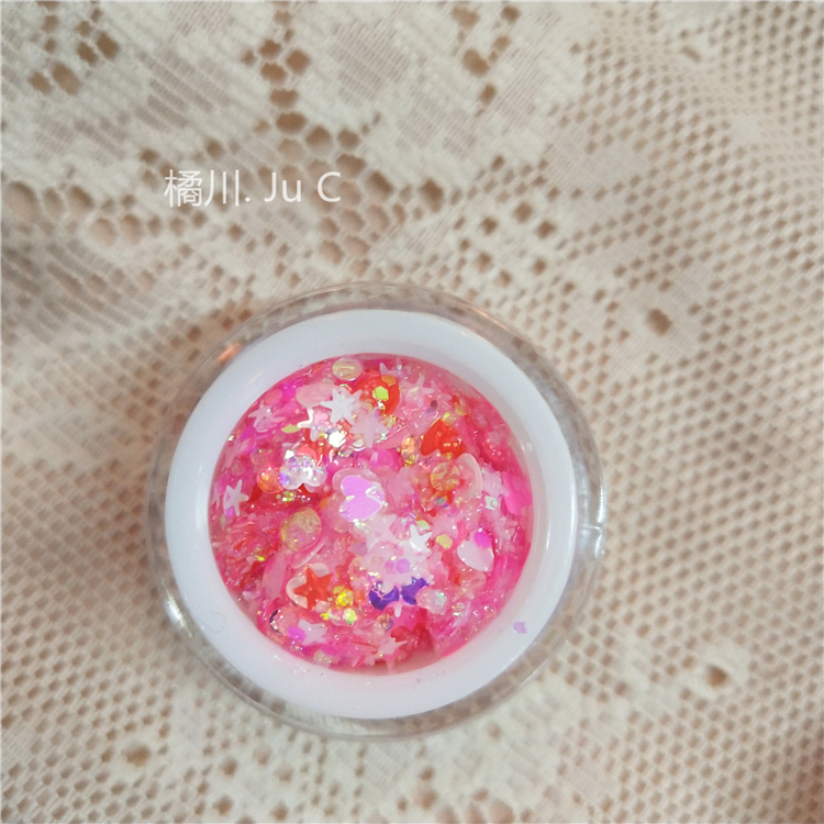 Keo- miễn phí nhấp nháy ánh sáng cao nàng tiên cá quy mô gel kem sequins bóng mắt giai đoạn trang điểm elf bụi sao tình yêu trang điểm bảng mắt zeesea