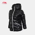 Li Ning ngắn xuống áo khoác nữ thể thao cuộc sống windproof ấm 90% ngỗng xuống thể thao áo phao dáng dài nữ Thể thao xuống áo khoác