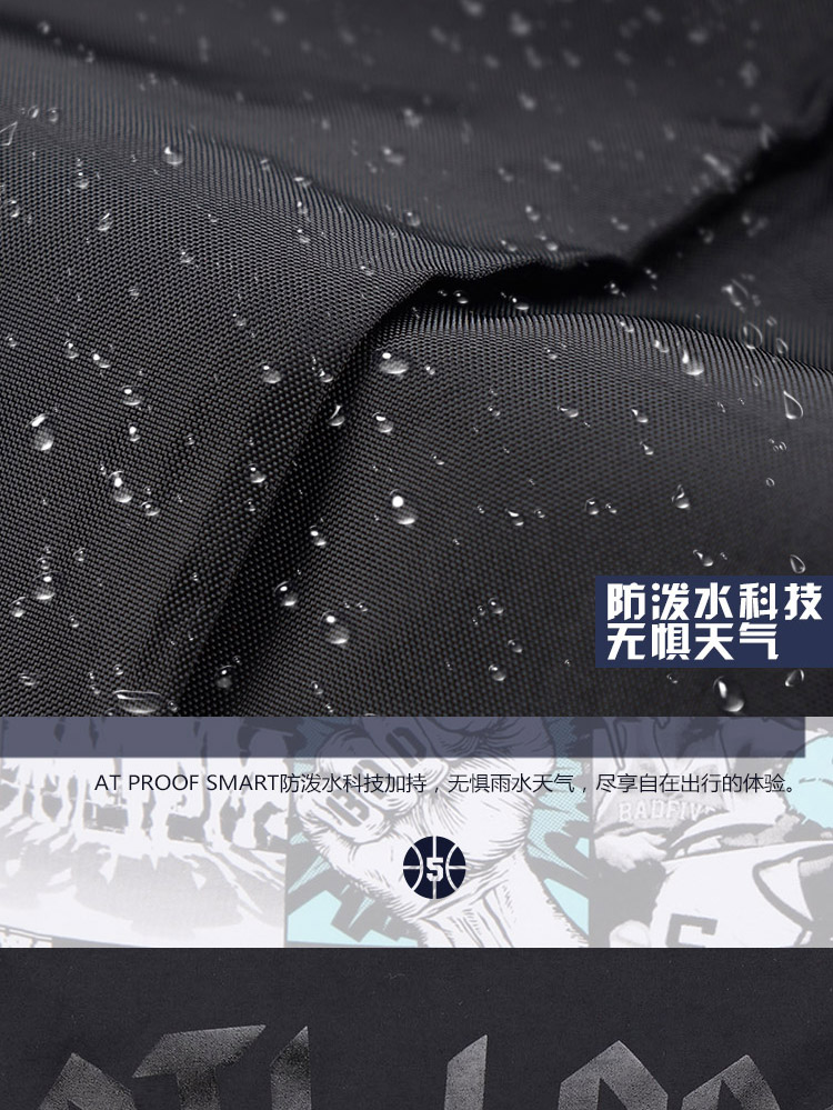 Li Ning áo khoác nam mới bóng rổ loạt áo khoác dài tay chống cổ áo cổ áo dệt thể thao áo khoác lining nữ