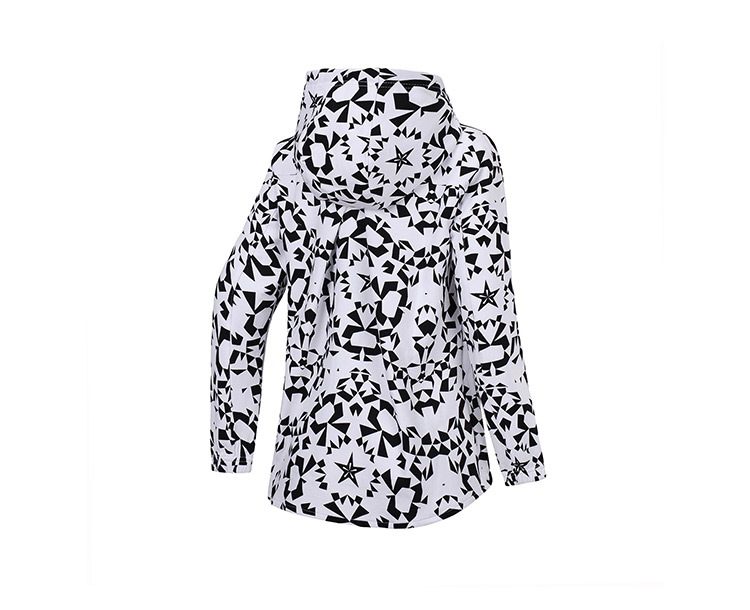 Li Ning áo gió Bà 2018 mới thời trang thể thao loạt dài tay windproof áo khoác phụ nữ mùa xuân thể thao áo gió uniqlo