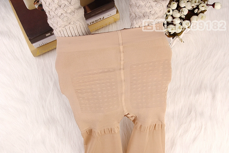 Shiyi lõi dây trong suốt siêu mỏng 30D gân bò bằng lụa bụng hông chống móc lụa thậm chí vớ vớ 6743