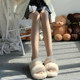 Jk bare leg artifact female autumn and winter nude plus velvet thickened leggings to wear on feet, fake fleshy double-layered flesh-colored stockings