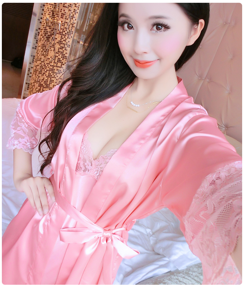 Bộ đồ ngủ bằng lụa cho nữ váy đầm đẹp