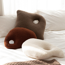 Retro Oil Painting Board Plush Pillow Pillow Cushion Core Sofa Living Room Bedside Waist Pillow Office Backpack Original