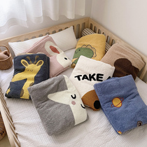 Winter class A childrens soybean fiber quilt Kindergarten milk velvet core winter quilt thickened warm spring and autumn quilt