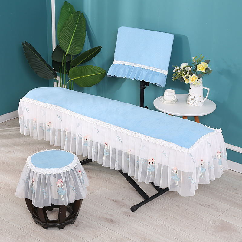 Guzheng cover Dunhuang guzheng dust cover plus cotton lace embroidered princess cartoon ancient zither cover cloth 163 long can be set 