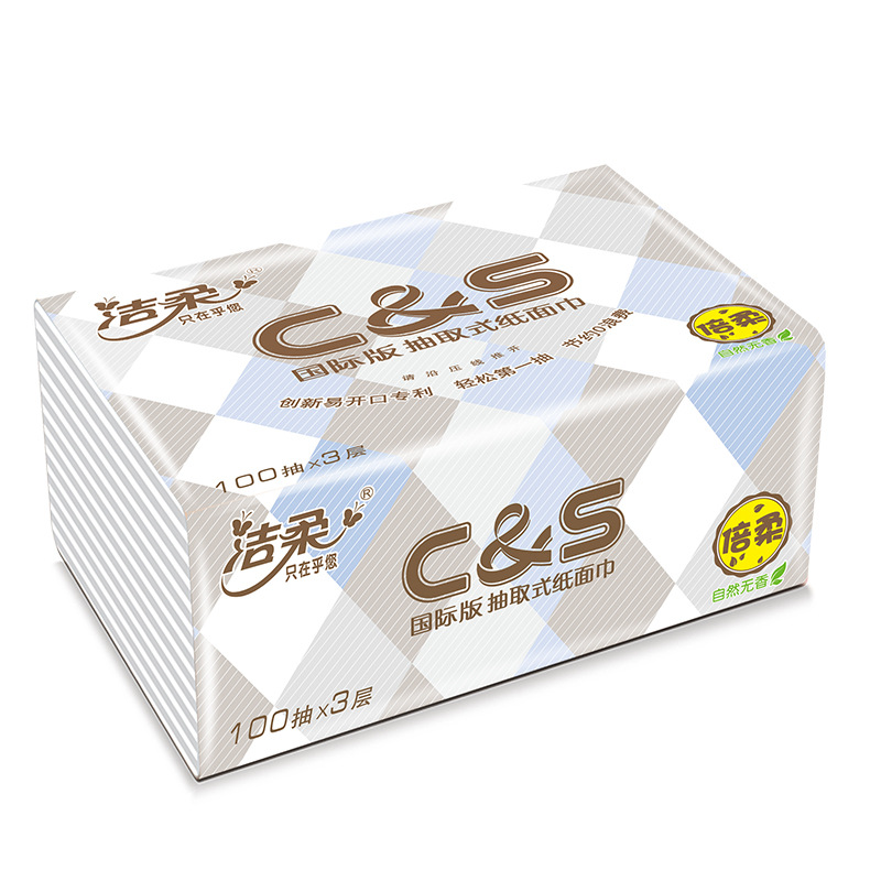 Jierou removable toilet paper 3 layers 100 pumping 6 packs a mention home napkin paper towel gift hotel removable toilet paper