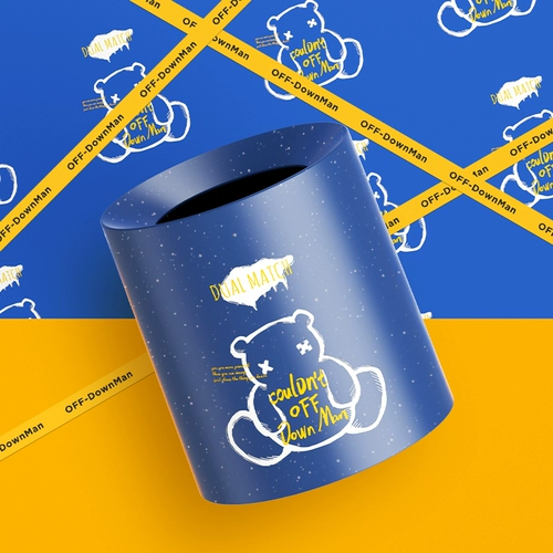 Креативное вместительное и большое мусорное ведро для домашнего использования для гостиной, популярно в интернете