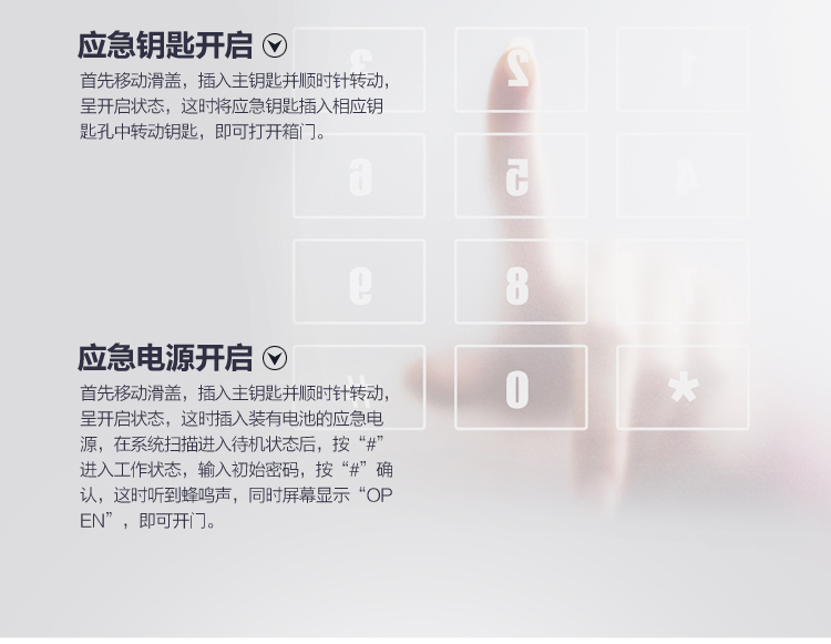 Kanghua văn phòng nhỏ tường nhỏ an toàn điện tử an toàn BGX-MA / D-45H5 - Két an toàn két sắt hafele