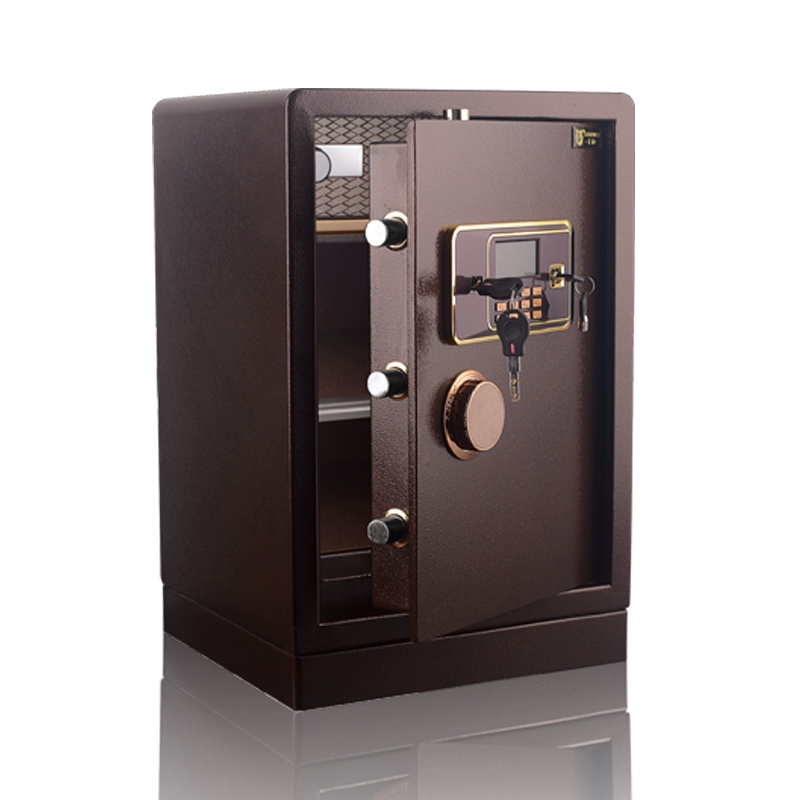 Shield Wei home office an toàn chống trộm mật khẩu lưu trữ điện tử an toàn BGX-M / D-60 màu nâu sẫm - Két an toàn giá két sắt