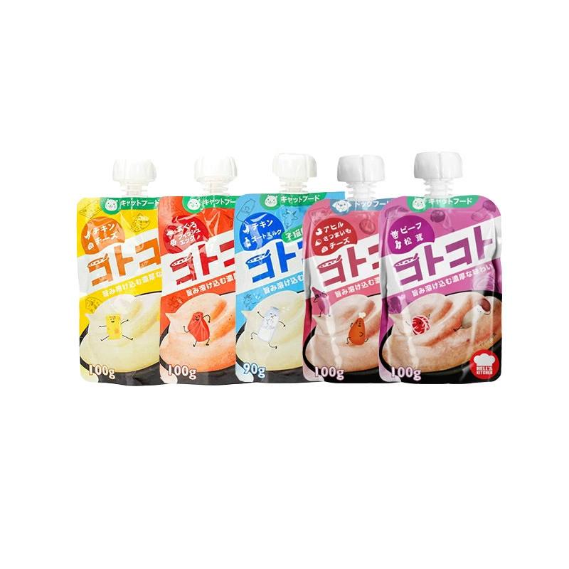 [Mèo Miyake] Bếp địa ngục Nhật Bản grunt mèo snack snack thức ăn ướt thịt thịt thưởng mèo ăn nhẹ 100g - Đồ ăn nhẹ cho mèo