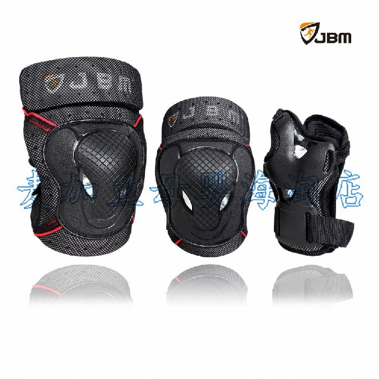 Hoa Kỳ nhập khẩu JBM thể thao cực dành cho người lớn trẻ em miếng đệm đầu gối găng tay khuỷu tay trượt băng bảo vệ bộ bánh răng băng đầu gối chạy bộ