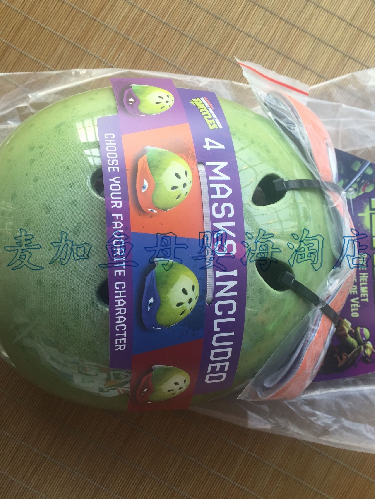 Hoa Kỳ nhập khẩu NINJIA TURTLES Teenage Mutant Ninja Turtles Miếng Đệm Đầu Gối khuỷu tay trượt băng bảo vệ bộ bánh răng băng đầu gối dây chằng