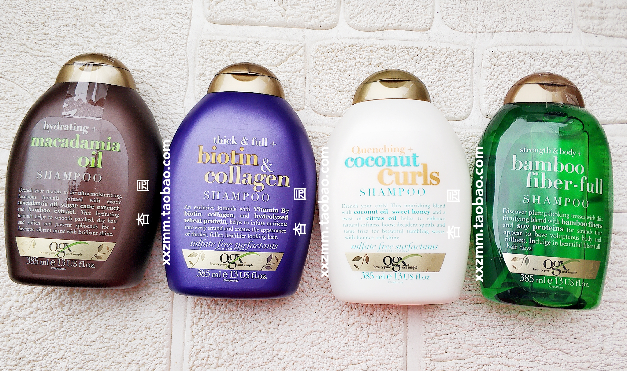 USA UK OGX Moroccan nut oil protein shampoo with shampoo 385ML Coconut Shampoo