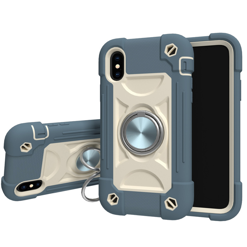 Thickened Silicone Military-Grade Shockproof Phone Case for iPhone 17/16 Pro Max, Compatible with Apple XS Max, Full Coverage iPhone Xr Ring Case, Three-In-One 13/14 Pro Max Personalized Armor Case, 11/12 Soft and Hard Case Thickened Silicone Military-Grade Shockproof Phone Case for iPhone 17/16 Pro Max, Compatible with Apple XS Max, Full Coverage iPhone Xr Ring Case, Three-In-One 13/14 Pro Max Personalized Armor Case, 11/12 Soft and Hard Case