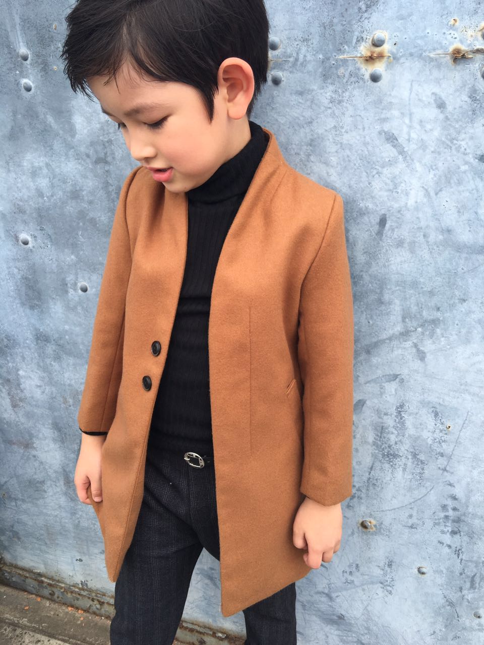 Manteau pour garcon en cachemire - Ref 2161201 Image 18