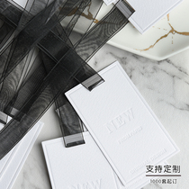 Clothing Pendant Tag Labels Custom LOGO Children Clothing Womens Clothing Listed Hanging Card Spot General Lead Placard Booking