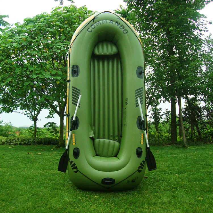 Outdoor fishing boat thickened double 3 person 5 person rubber boat drifting boat kayak inflatable rubber boat