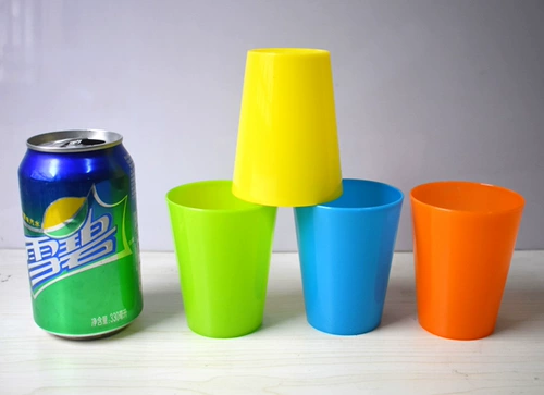 Пластиковая чашка 15 -Year -Sold Shop 19 Цветные пластиковые водяные чашки оптом