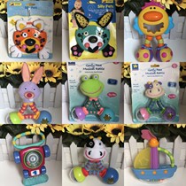 Foreign trade original single high-quality hand bell tooth gum comfort grip toys without BPA baby early education educational toys