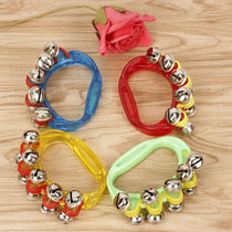 Orf dance bell instrument children hand ringing bell baby grasp practice toy plastic grip bell kindergarten