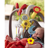 New star moon clouds sun bed hangs the bell around a trolley hanging bed with baby puzzle toy bed