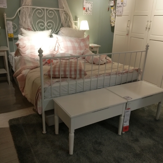 IKEA Nanjing IKEA domestic purchase Lylevik bed frame 180*200 cm 150 double bed wrought iron