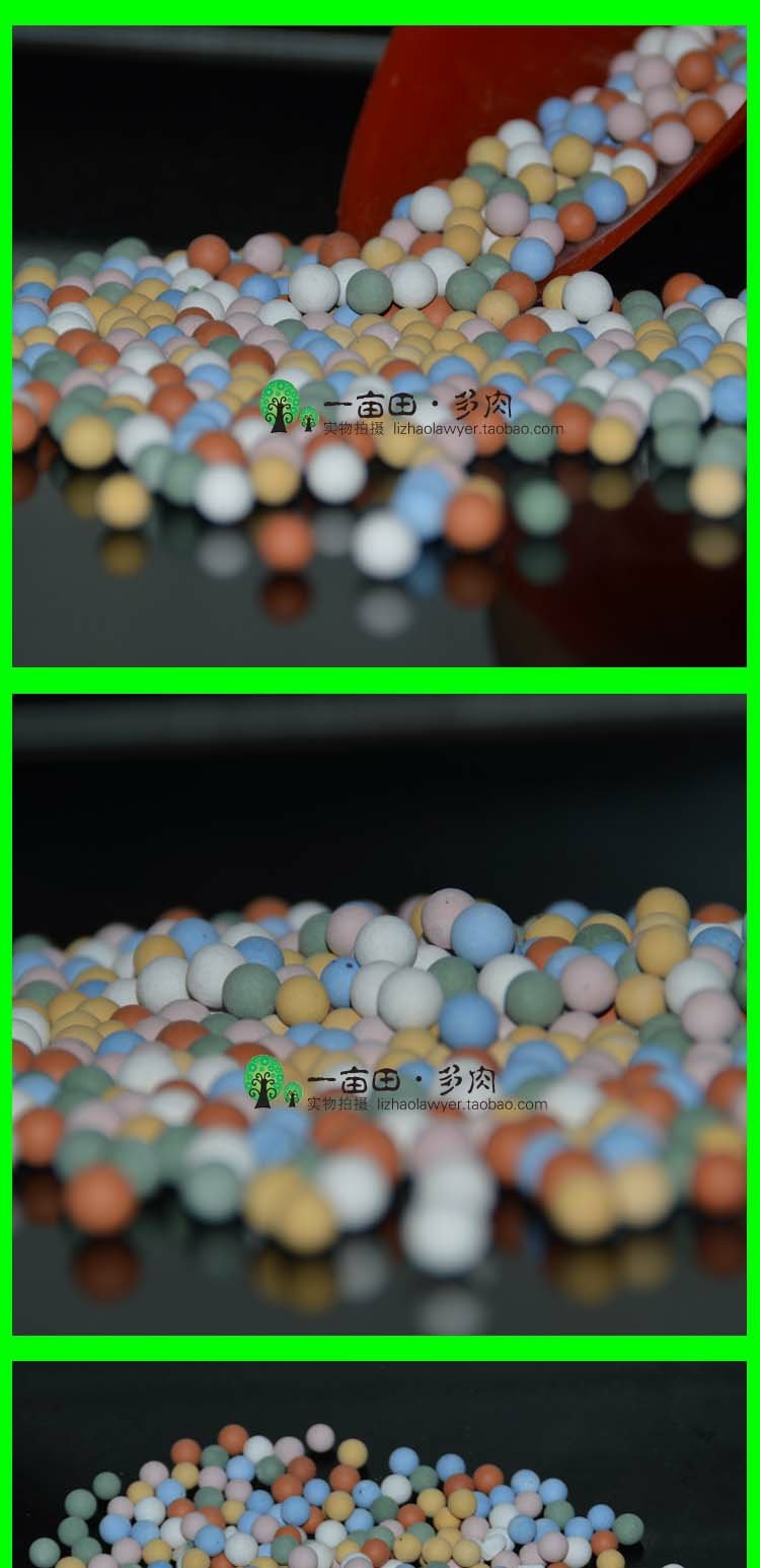 Trang trí đặc biệt mọng nước, đá lát, vật liệu lát, đồ làm vườn, đá đầy màu sắc, ceramsite, ngọc bích chậu trồng hoa