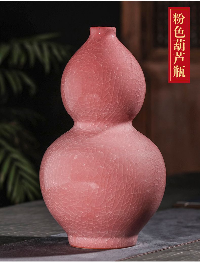 Jingdezhen ceramic vase furnishing articles sitting room flower arranging creative antique Chinese imperial porcelain home decoration arts and crafts