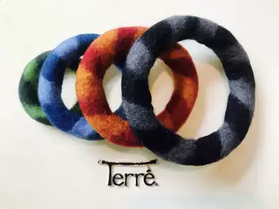 Derry Terre sang bowl pad washer song bowl bag Crystal singingbowl wool felt handmade imported Nimi