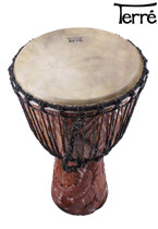 Dre musical instrument Terre African drum Gold cup drum carving dragon Professional grade imported whole wood Djembe goatskin tambourine