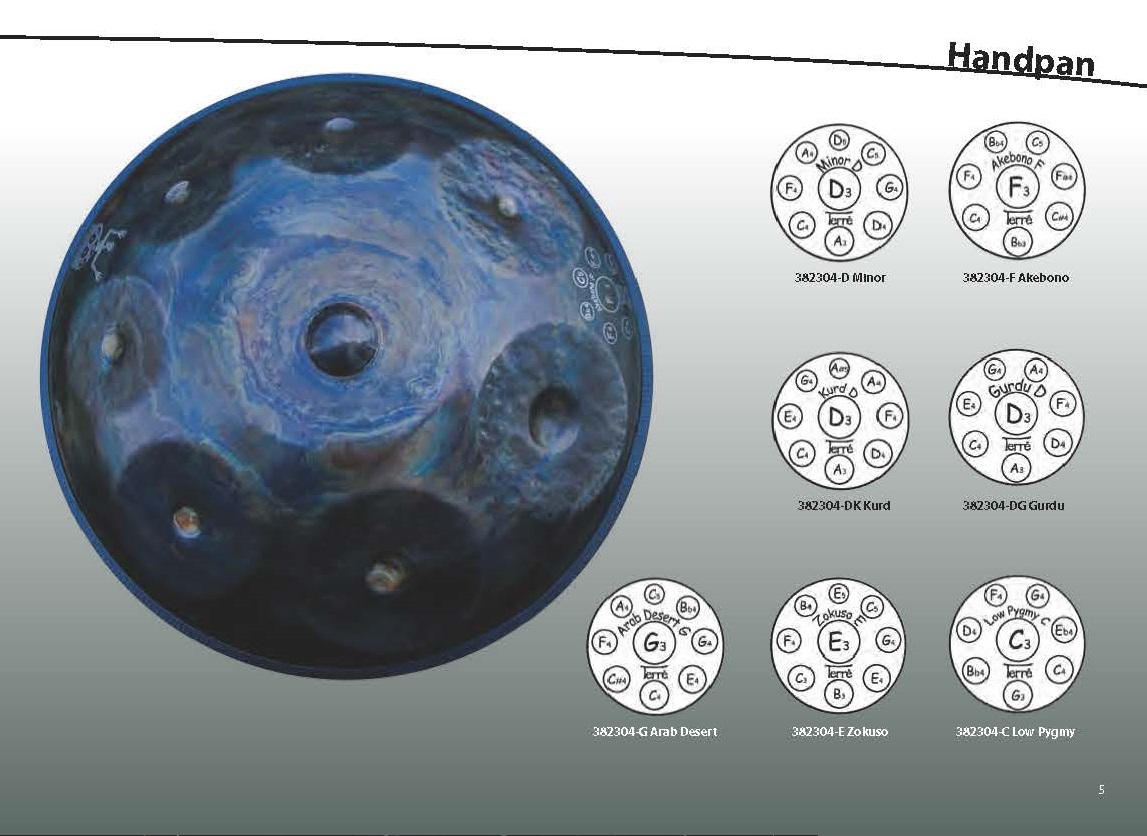 Terre Handpan Germany imported hand plate spot 8-tone 9-tone four series can be booked