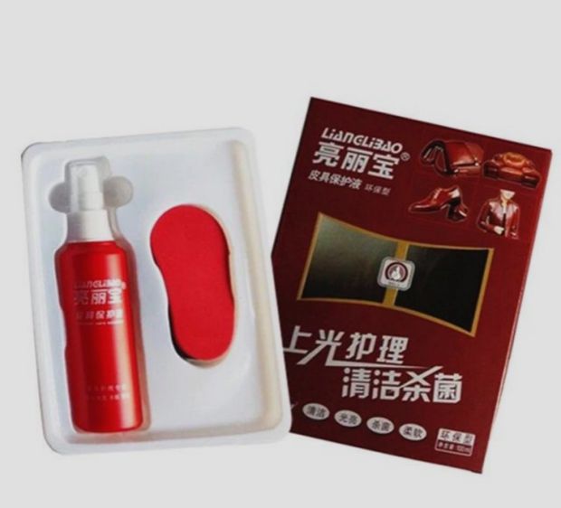 xi đánh áo da đen Chính hãng 100ml sáng da Libao bảo vệ da chất lỏng da sạch chất bảo dưỡng chăm sóc chất lỏng đánh bóng giày không màu - Nội thất / Chăm sóc da Nước vệ sinh da