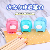 Able Rolls Pen Knife Cute Students Pencil Sharpeners Pencil Knife Mini Children Cartoon Pencil Knife Gouging Pen Knife Sharpened Pencil Knife