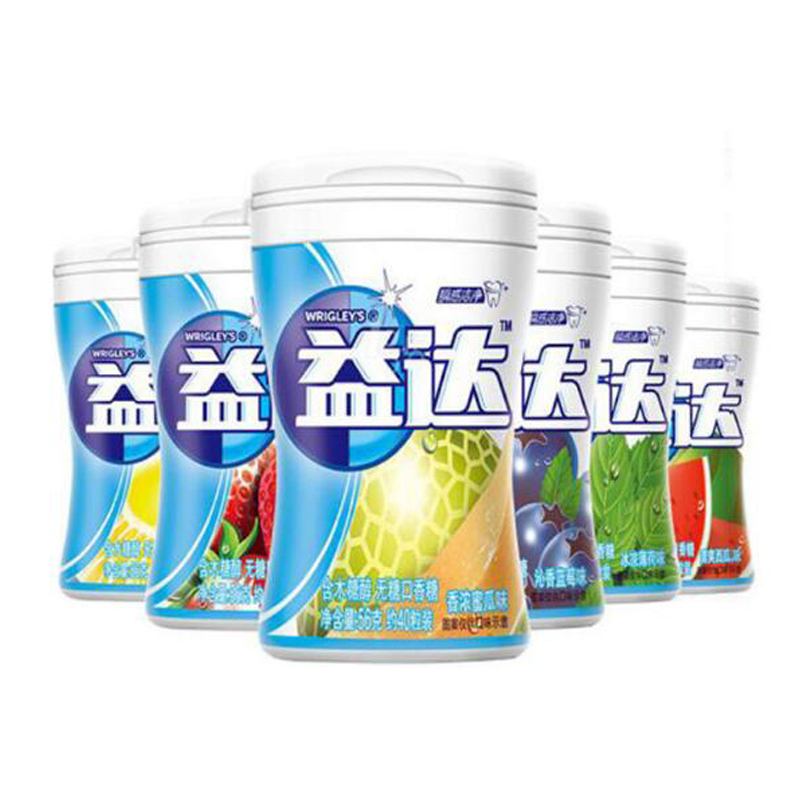 Extra Xylitol Sugar-free Chewing Gum Ice Bubble Mint Flavor 56g40 tablets 6 bottles fresh breath snack candy