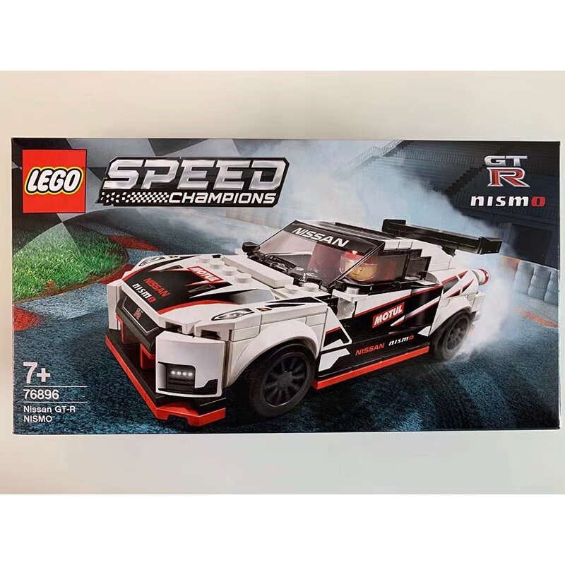 Lego 76896 Nissan Gtr Nismo Super Racing Car Boys and Girls Educational Building Blocks Speed Sports Car