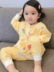 . Bé jumpsuitthe mùa xuân và mùa hè bé trai bông gạc mỏng và clothchildren cô gái nhà túi ngủ chân miễn phí. 