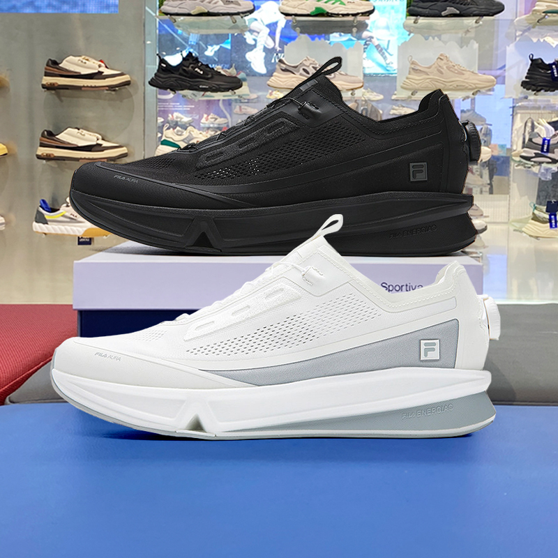 Fila Aura Men's Shoes 2026 Summer New Running Shoes Breathable Boa Sports Women's Shoes A12Wm621116