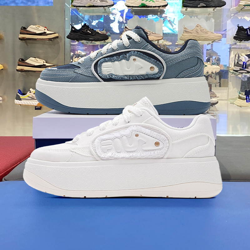 Fila Women's Shoes 2026 Spring and Summer New Bellis Og Thick-Soled Sneakers Height-Increasing Shoes F12W621205