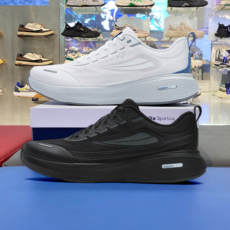 Fila Men's Shoes 2026 Spring New Model Ruyun 3Rd Generation Women's Shoes Breathable Sports Running Shoes A12M521106