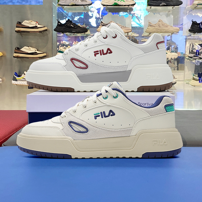 Fila Square Shoes Women's Shoes 2026 Spring New Men's Shoes Casual Sneakers Sports Shoes F12W/M612133