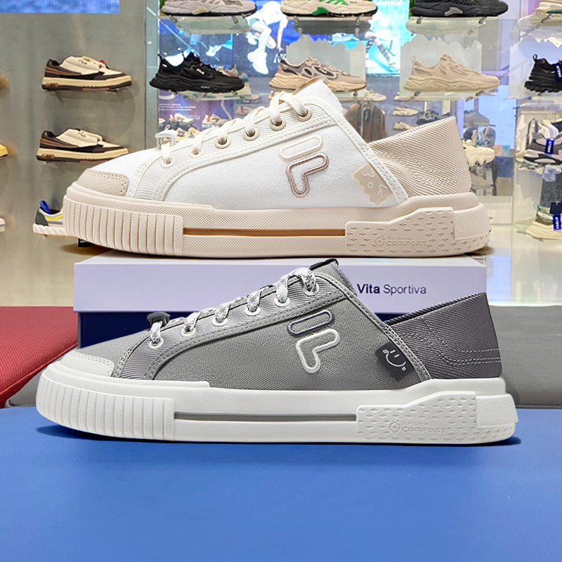 Fila Canvas Shoes for Men and Women 2026 Summer New Trendy Slip-On Half Slippers T12W/M622934
