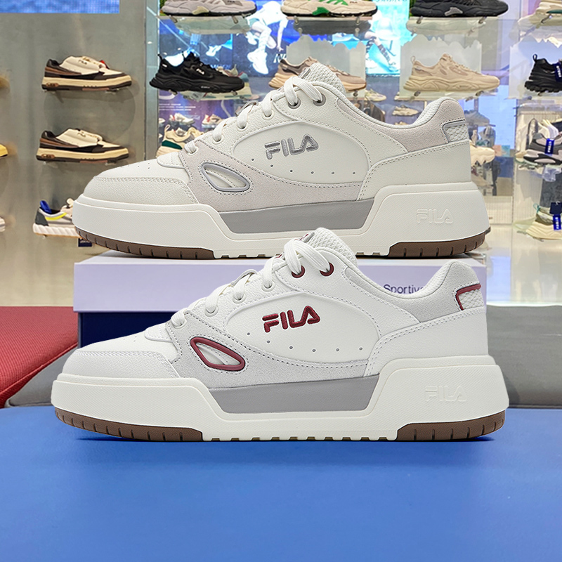 Fila Men's and Women's Shoes 2026 Winter New Square Shoes 1S Thick-Soled Sneakers Casual Shoes F12W/M612133
